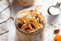 Carrot Cake Overnight Oats Recipe for Make-Ahead Breakfast