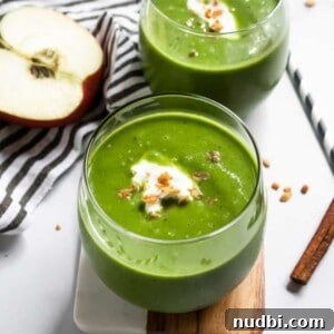 Apple Pie Smoothie Recipe: Creamy Green Spinach & Apple Blend 6 img 1194 5
