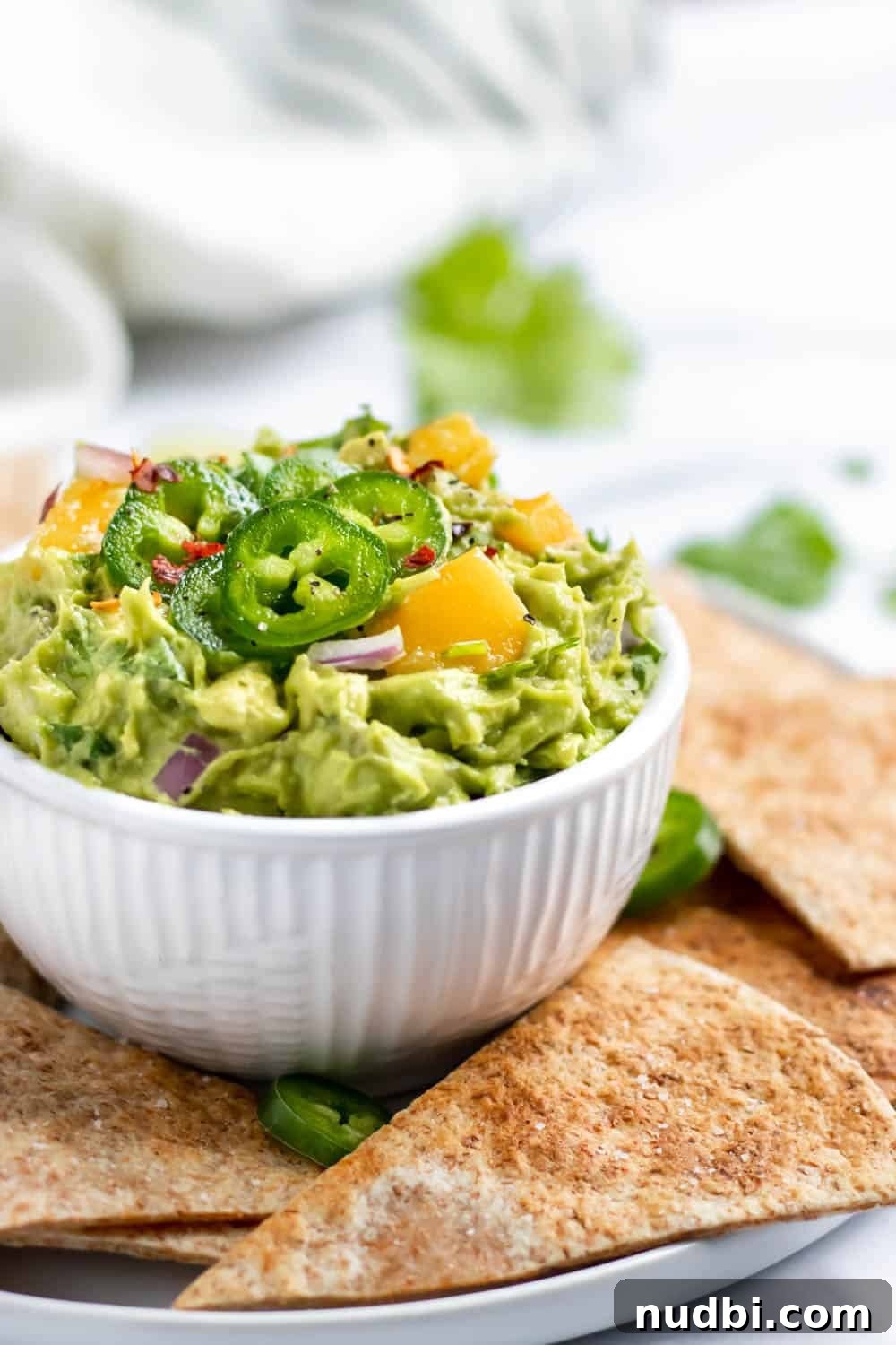 Spicy Mango Guacamole Recipe — Fresh Mango Salsa Twist 3 Spicy Mango Guacamole close-up