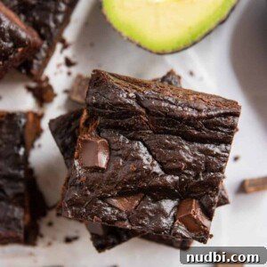 Fudgy Avocado Chocolate Chunk Brownies That Melt in Your Mouth 7 img 1367 6