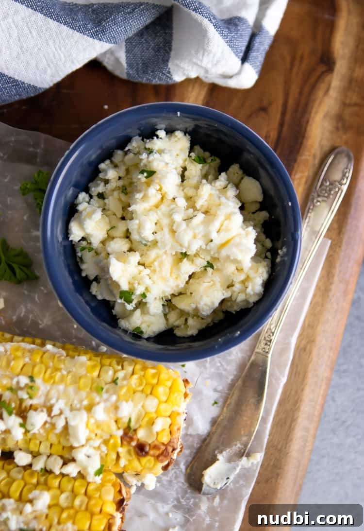Garlic-Feta Butter Street Corn Recipe 5 img 14874 4