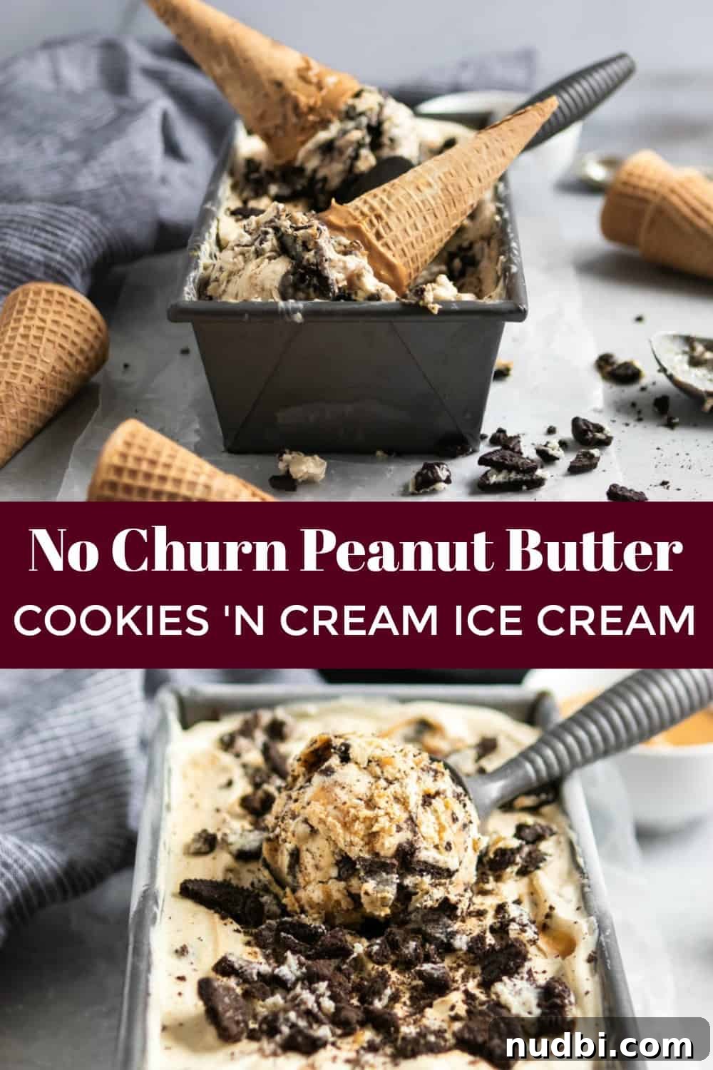 No-Churn Peanut Butter Cookies & Cream Ice Cream Recipe 8 img 14982 8