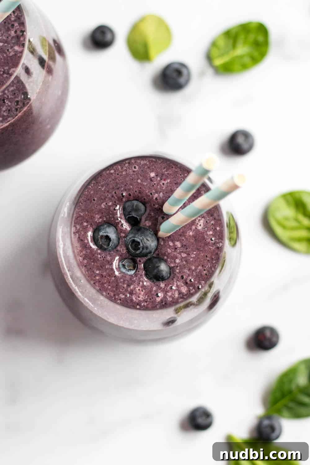 Blueberry Smoothie for Inflammation Relief and Gut Health 3 img 1550 2