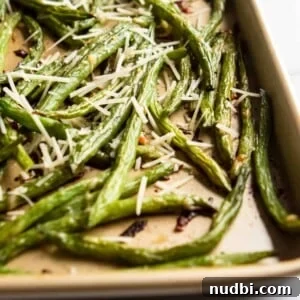 Crispy Roasted Parmesan Green Beans Recipe for Weeknight Dinner 7 Roasted Parmesan Green Beans