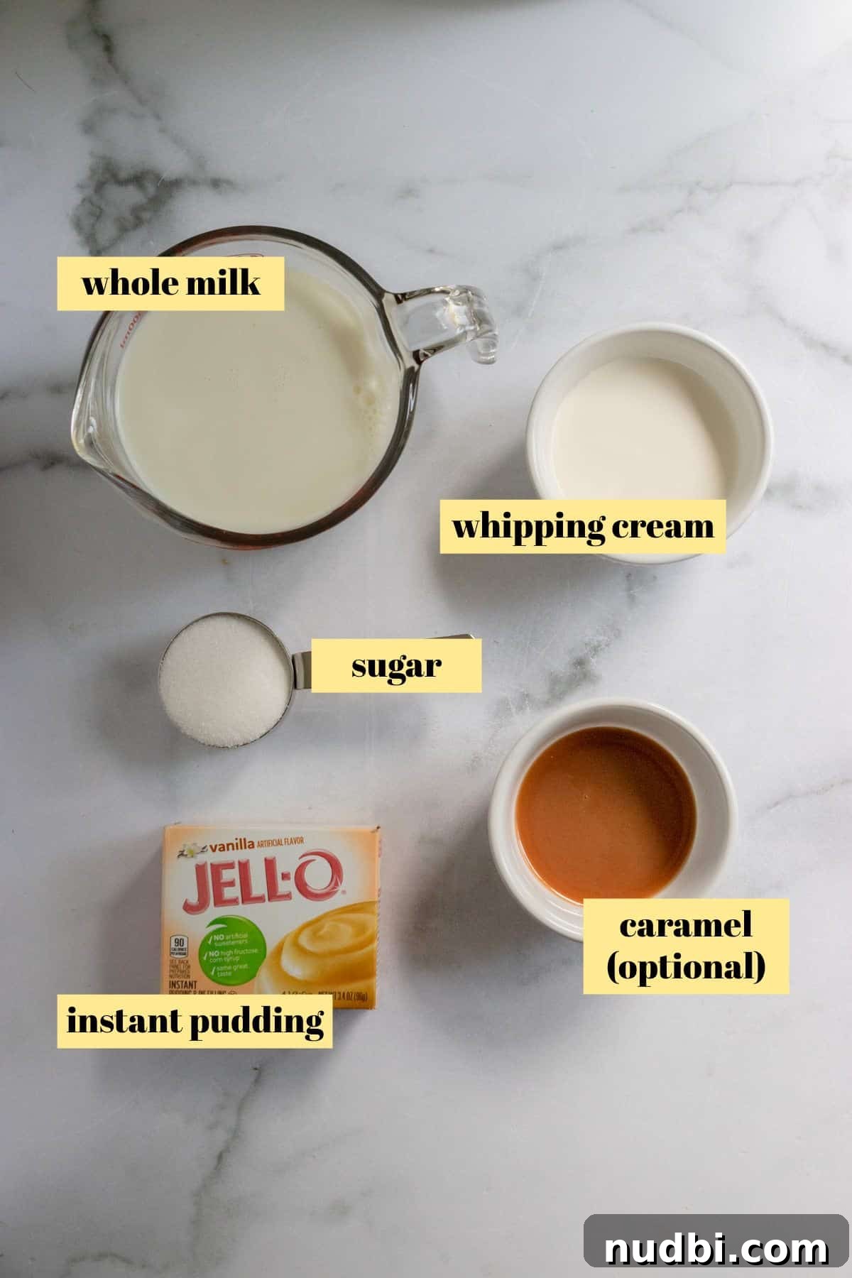 Homemade Jello Pudding Pops: Creamy Frozen Treat Recipe 3 Ingredients needed to make recipe.