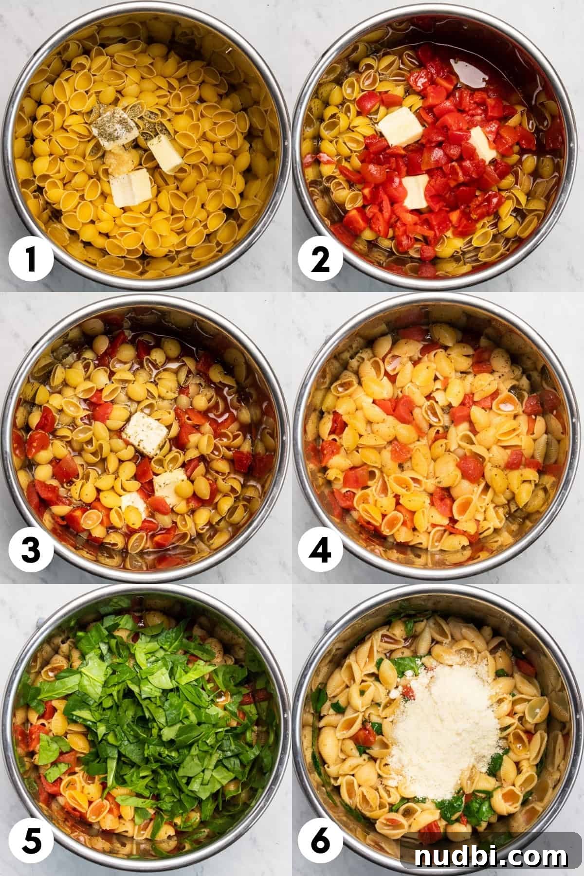 Creamy Parmesan Pasta Made in the Instant Pot in 20 Minutes 4 Ingredients in instant pot to make recipe.