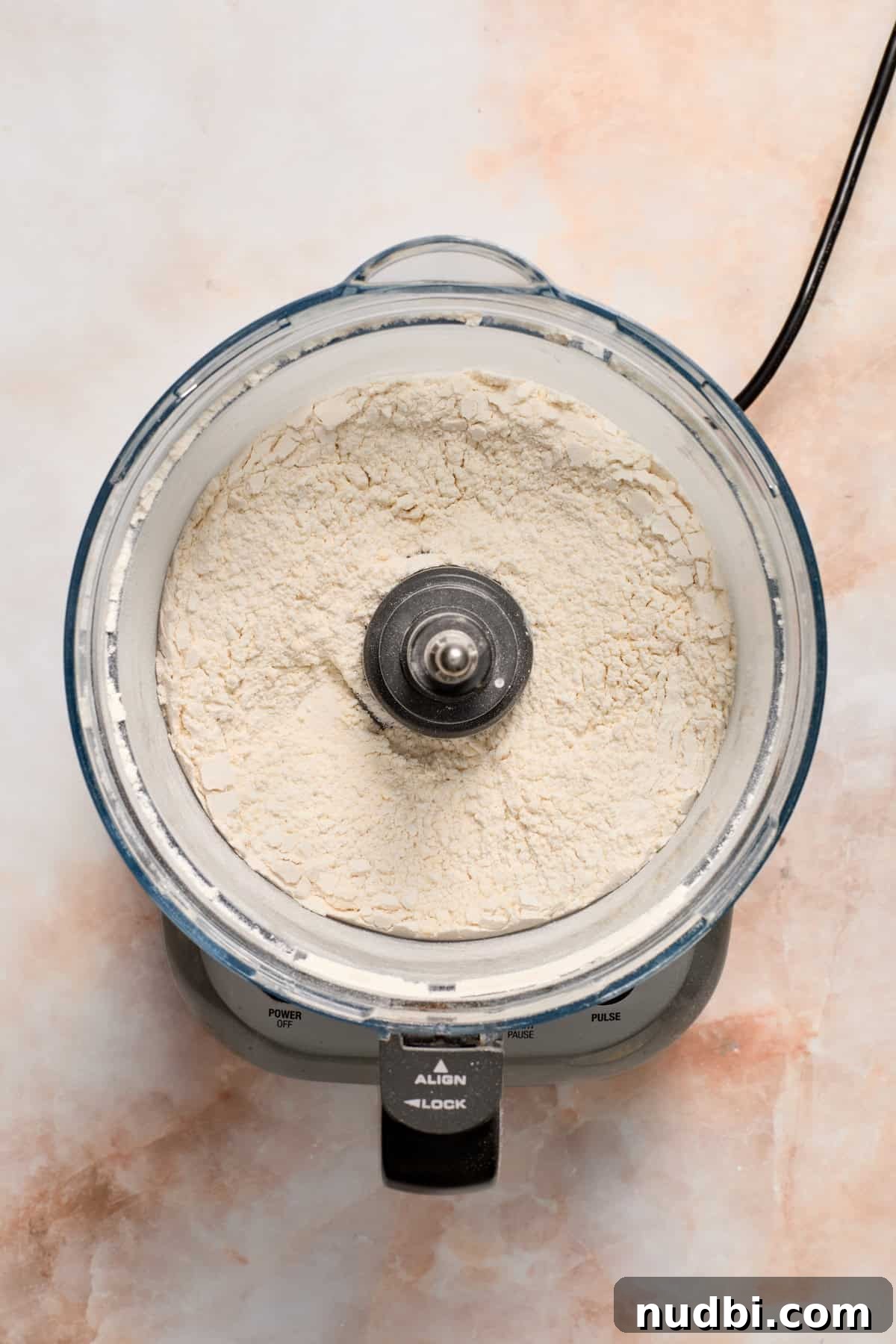 Strawberry and Peach Shortcake Recipe | Summer Dessert Guide 6 Butter and flour broken down to crumbles in food processor.