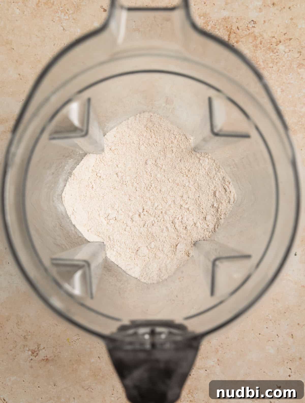 Apple Cinnamon Oatmeal Pancakes Recipe: Fluffy, Whole-Grain Breakfast 5 Oat flour processed in blender.