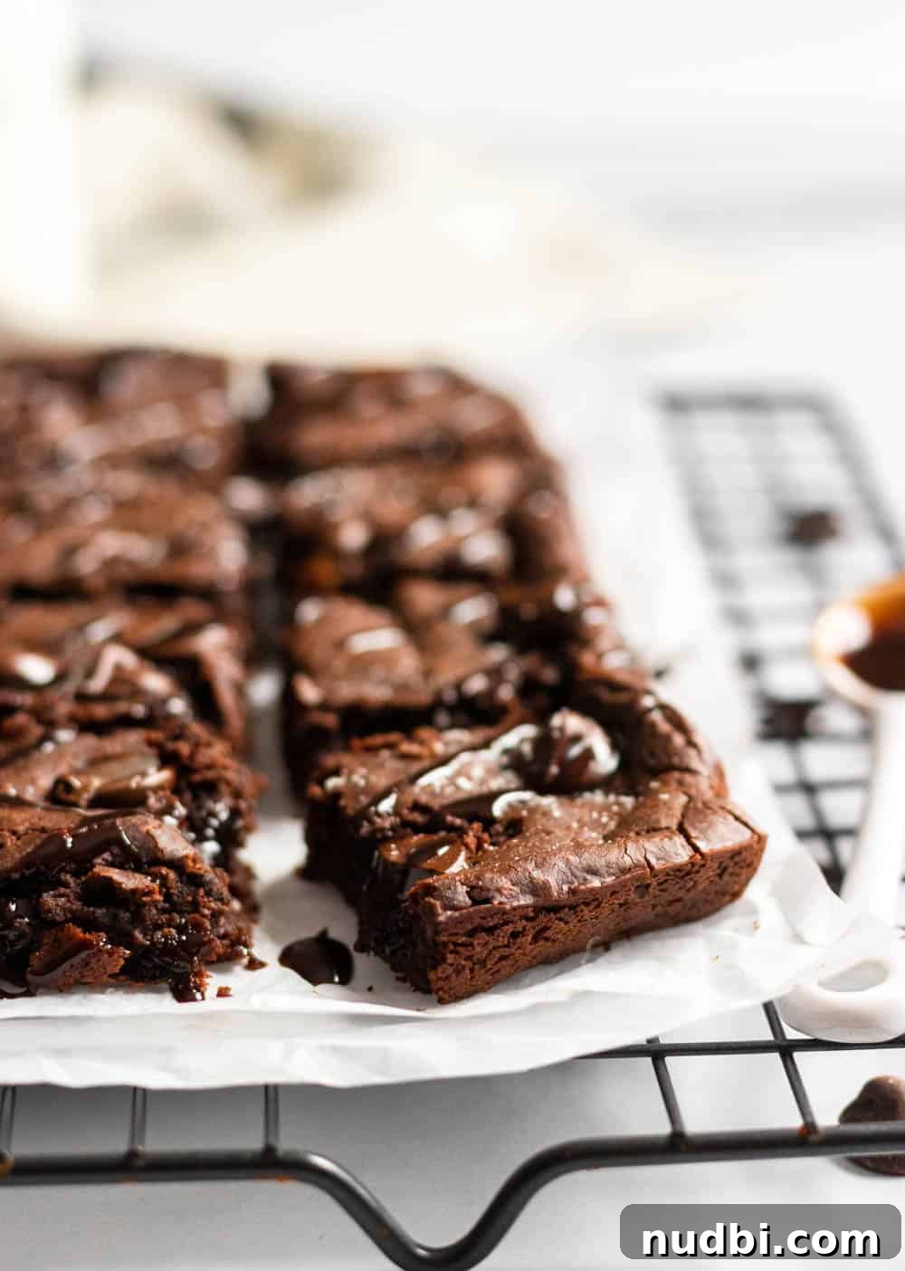 Double Chocolate Brownies Made with White Beans 3 Double Chocolate White Bean Brownies