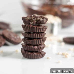 Chocolate Crunch Bar Cups Recipe with Crispy Chocolate Filling 5 img 4905 4