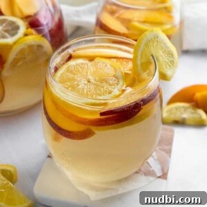 Ginger Peach White Sangria Recipe for Summer Entertaining 6 img 5207 5