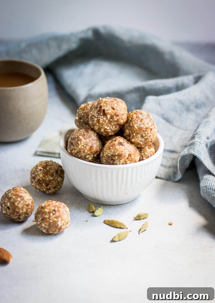 Chai-Spiced Energy Bites Recipe for a Quick Energy Boost 3 These Chai Spiced Energy Bites are the perfect snack this fall! This recipe is simple and with all the cozy spices of a chai tea latte--no baking required!