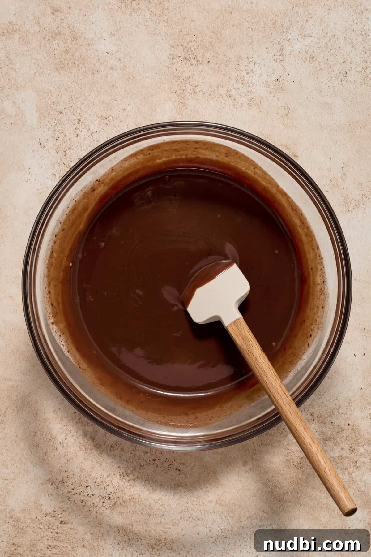 Molten Chocolate Lava Cookies Recipe: Gooey Center Cookies Tutorial 6 Chocolate ganache mixture before setting.