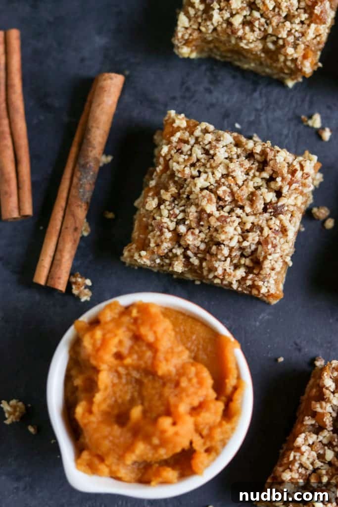 No-Bake Pumpkin Crumble Bars Recipe for Fall Dessert 4 No Bake Pumpkin Crumble Bars.