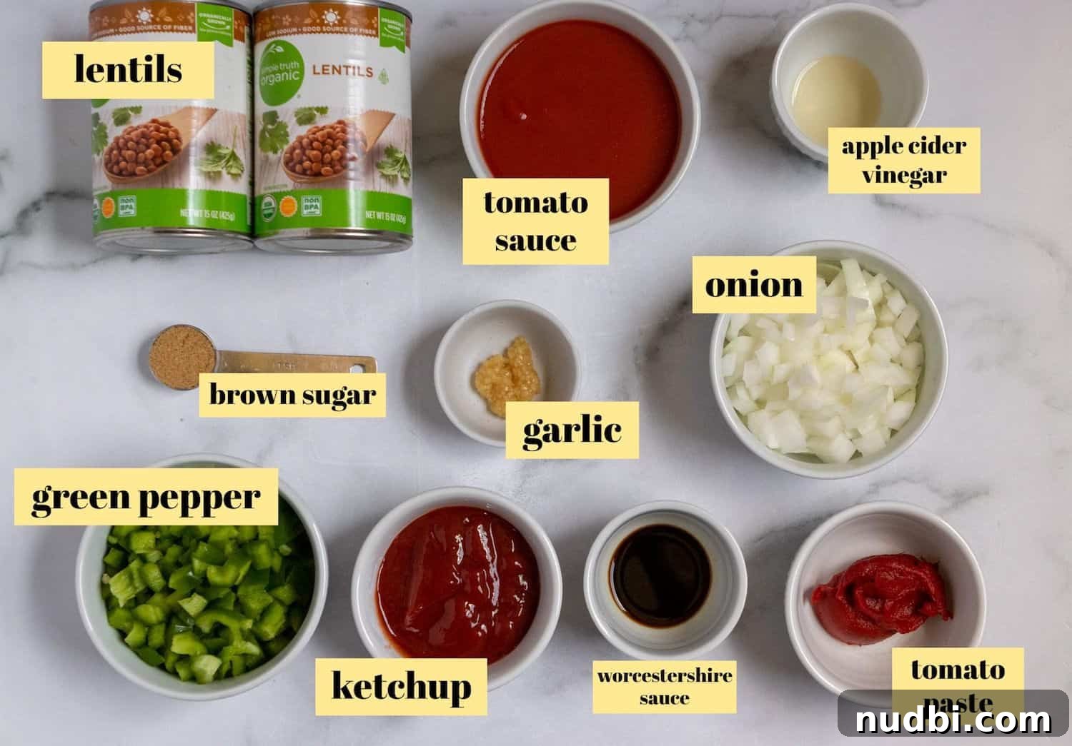 15-Minute Vegan Sloppy Joes Recipe for Quick Weeknight Meals 4 Vegan Sloppy joes ingredients.
