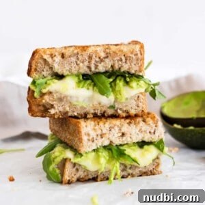 Havarti Grilled Cheese with Creamy Avocado & Baby Arugula 7 img 7283 6