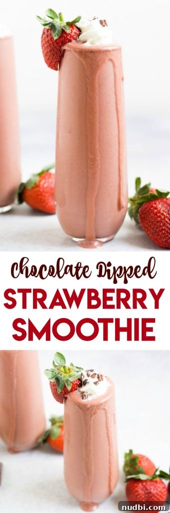 Chocolate-Covered Strawberry Smoothie Recipe for Decadent Mornings 5 Chocolate Strawberry Smoothie.
