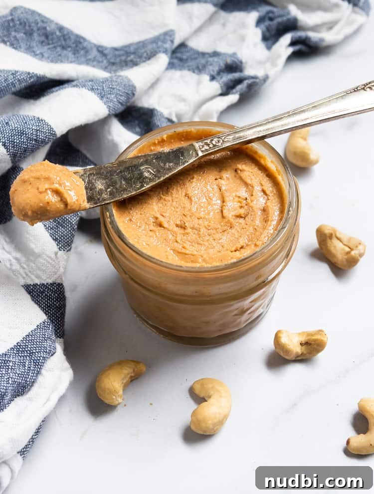 Maple Vanilla Cashew Butter Recipe.