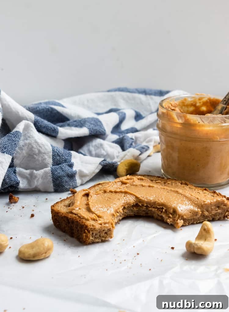 Maple Vanilla Cashew Butter Recipe.