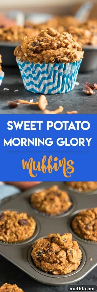 Our Adoption Journey: Day One + Sweet Potato Morning Glory Muffins 7 Sweet Potato Morning Glory Muffins. Rise and shine with these fluffy moist muffins packed with carrots, coconut, raisins and pecans--plus sweet potato! Breakfast of champs. #muffins #sweetpotato #morningglory #baking #breakfastrecipe #morningglorymuffin #sweetpotatoes